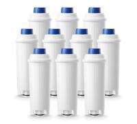 Molifal Filtre à eau de rechange pour machines à café Delonghi DLSC002, compatible avec Delonghi Dinamica, Magnifica S, Eletta Explorer, ETAM Autentica EPAM et ECAM Series (10)