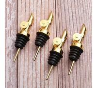 Molimoli Bec Verseur en Acier Inoxydable avec Mécanisme Automatique Anti-Oxydation, Distributeur pour Bouteilles d'Alcool, Distributeur d'Huile d'Olive, Bec pour Vin et Huile, Emballage