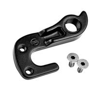 MOLIMOLI Patte de dérailleur pour Cube Aim SL, Crochet de dérailleur arrière en métal, 2 vis de Montage, Installation Facile, Noir, Shimano Deore XT