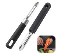 MOLIMOLI Set de 2 éplucheurs et éplucheurs de Pommes de Terre - Éplucheurs de légumes en Acier Inoxydable, Lame Double Face comme Les éplucheurs Victorinox/WMF pour Pommes, Carottes, concombres