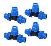 MOLIMOLI Tuyau PE 25mm connecteur Té Gardena, raccord PP 25mm raccord, connecteur de Serrage PE Accessoires pour tuyaux PE 25mm - idéal pour l’Irrigation du Jardin