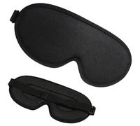 MOLIMOLI Umisleep Sleep Mask pro - Respirant, résistant à la lumière, lunettes de sommeil 3D, avec sac de rangement - Parfait pour les voyages, l’avion, la nuit - Noir