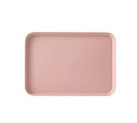 Molinka Plateau de service rectangulaire en plastique pour restaurant pub bar Taille M : 27 x 18 cm Rose