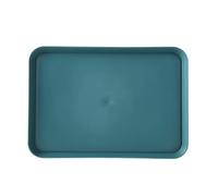 Molinka Plateau de service rectangulaire en plastique pour restaurant pub bar Taille M : 27 x 18 cm Vert foncé