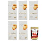 Wasa Original Lot de 3 crackers avec 100 % farine de seigle, tranches croustillantes avec farine de seigle entier, riches en fibres, 275 g + boîte italienne Gourmet Polpa di Pomodoro 400 g