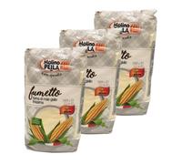 Molino Peila - Lot 3x Farine de maïs très fine SANS GLUTEN - Italie - Molino Peila - paquet 1kg