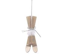 Molinter Décoration de sapin de Noël - Avec plumes et traîneau - Doré