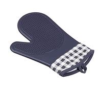 Molinter Gants de cuisine résistants à la chaleur en silicone pour four à micro-ondes, gris, 28 * 18CM