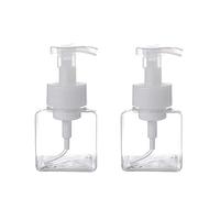 Molinter Lot de 2 distributeurs de savon moussant rechargeables avec tête de pompe pour savon liquide moussant cuisine salle de bain 250 ml