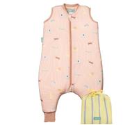 molis&co. Gigoteuse a Pied - Gigoteuse Bébé Tog 1-100% Coton (Oeko-TEX) - Coton Turbulette Gigoteuse Longueur Ajustable (90-100 cm) pour Garçon en Fille - Jungle