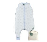 molis&co. Gigoteuse a Pied - Gigoteuse Bébé Tog 1-100% Coton (Oeko-TEX) - Coton Turbulette Gigoteuse Longueur Ajustable (120-130 cm) pour Garçon en Fille - Blue Lily
