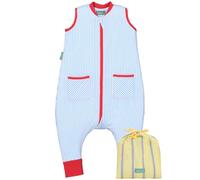 molis&co. Gigoteuse a Pied - Gigoteuse Bébé Tog 1-100% Coton (Oeko-TEX) - Coton Turbulette Longueur Ajustable (60-70 cm) pour Garçon en Fille - Sailor Blue