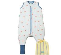 Molis&Co Gigoteuse bébé pieds et chaussettes printemps-automne jambes 1 tog 100% coton Oeko-TEX motif champignons 70 cm
