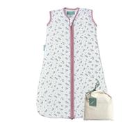 Molis&Co. Gigoteuse Été Bébé Tog 0,5 - 100% Coton (Oeko-TEX) - Turbulette Longueur Ajustable (65-82 cm) pour Garçon et Fille - Bloom Pink