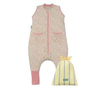 Molis&Co. Gigoteuse Été Bébé Tog 1-100% Coton (Oeko-TEX) - Turbulette Longueur Ajustable (60-70 cm) pour Garçon et Fille - Spring Garden