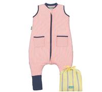 Molis&Co. Gigoteuse Été Bébé Tog 1-100% Coton (Oeko-TEX) - Turbulette Longueur Ajustable (70-80 cm) pour Garçon et Fille - Sailor Orange