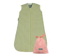 molis&co - Gigoteuse été - Gigoteuse Bébé Tog 0,5-100% Coton (Oeko-TEX) - Coton Turbulette Longueur Ajustable (65-82 cm) pour Garçon en Fille - Pistacchio