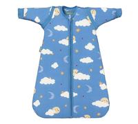 molis&co - Gigoteuse pour bébé avec Manches Amovibles - Gigoteuse Bébé Tog 1-100% Coton (Oeko-TEX) - Changement de Couche à accès à Zip Facile - Turbulette pour Bébé - Good Night (12 à 18 Mois)