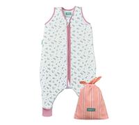 molis&co. Gigoteuse pour bébé avec Pieds. 0.5 TOG. Taille 3 Ans. Idéal pour Les Mois D'ÉTÉ. Bloom Pink. 100% Coton