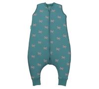 molis&co - Gigoteuse pour bébé avec Pieds - Gigoteuse Tog 2.5 - Turbulette Hiver pour Bébé, Fille Garçon - 100% Coton (certifiée Oeko-TEX) - Bows (3-6 Mois)