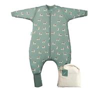 molis&co - Gigoteuse pour Bébé avec Pieds, Manches Amovibles et Chaussettes - Gigoteuse Tog 2.5 - Turbulette Hiver pour Bébé, Fille Garçon - 100% Coton (certifiée Oeko-TEX) - Beagle (3-6 Mois)