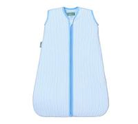 molis&co - Gigoteuse pour bébé - Gigoteuse Bébé Tog 1-100% Coton (Oeko-TEX) - Changement de Couche à accès à Zip Facile - Turbulette pour Bébé, Fille Garçon - Sailor Blue (18 à 36 Mois)