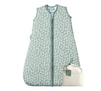 molis&co - Gigoteuse pour bébé - Gigoteuse Tog 2.5-100% Coton (certifiée Oeko-TEX) - Changement de Couche à accès à Zip Facile - Turbulette Hiver pour Bébé, Fille Garçon - Green Garden (6 à 18 Mois)