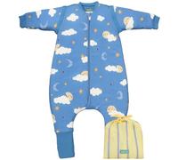 molis&co. Gigoteuse pour bébé pour Bébé avec Pieds, Manches Amovibles et Chaussettes - Gigoteuse Tog 1 - Turbulette Printemps et l'automne pour Bébé - 100% Coton (Oeko-TEX) - Good Night (6 Ans)