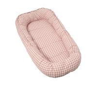 molis&co. Nid bébé 90 x 50 cm. Réducteur de Berceau ou nid de co-Sleeping pour bébés. Coton. Lit portatif ou de Voyage pour Nouveau-né Oeko-TEX 100 (Dusty Rose)