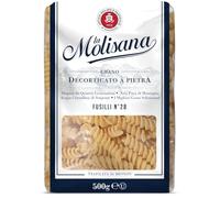 MOLISANA - Pâtes Fusilli à la Texture Authentique, Saveur Intense et Teneur Parfaite (Sachet 500g) - Le Lot De 4