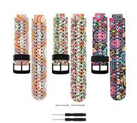 Molitececool Bracelet de montre en silicone souple, compatible avec montre connectée Garmin Forerunner 235/235 Lite/220/230/620/630/735XT/Approach S20 S5 S6