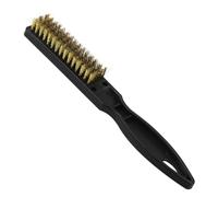 Moliuoly 1 brosse en fil de cuivre de 220 mm pour nettoyage domestique et élimination de la rouille en métal, outil de polissage, outil de nettoyage mécanique