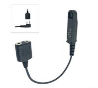 Moliuoly Adaptateur audio de type K à 2 broches pour baofeng UV-9R Plus BF-9700 - Verrouillage à vis pour walkie pour talkie