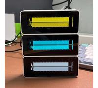 Moliuoly AK25664_V2.0 Horloge de table à spectre musical avec télécommande Jaune