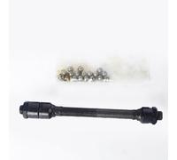 Moliuoly Axe de moyeu de roue arrière à serrage rapide adaptateur d'axe d'arbre creux pour Shimano en acier au carbone Accessoires de moyeu arrière à serrage rapide