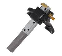 Moliuoly Balai de charbon de rechange gris de 30 mm pour aspirateur moteur électrique, support robuste avec ressort et couvercle arrière, compatible avec différentes portes d'aspirateur, puissance