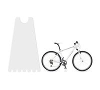 Moliuoly Béquille de vélo Support d'affichage transparent en ABS Support de parking pliable Portable pour VTT et vélo de route pour prendre des photos Noir 14 x 8 cm