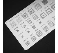 Moliuoly BGA Reballing Lot de 3 pochoirs à souder pour Samsung HTC Huawei MTK Chip IC Kit de réparation S5026 A418 A90 48 en 1 pour smartphones Android et tablettes