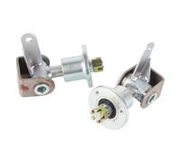 Moliuoly Bride de roulement de moyeu de roue avant 17 mm 3 boulons pour pneus de 5 pouces, alliage d'acier, convient pour quad ATV Go Kart 70 cc-150 cc