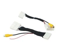 Moliuoly Câble adaptateur caméra avant 28 broches et caméra de recul 24 broches pour Toyota Land Cruiser, Highlander, Avalon, Prius 2014-2018, compatible avec moniteur OEM