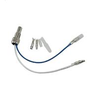 Moliuoly Capteur de température huile-eau 1/8 NPT avec câble, capteur de rechange pour indicateurs de mise à niveau, plage de mesure 0-150 °C, tressage robuste, blanc/bleu