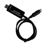 Moliuoly Carte son USB avec bouton PTT pour radio amateur, interface de mode numérique avec codec audio, VOX et commande manuelle, isolée contre les interférences, compatible avec WSJT-X et flDigi