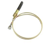 Moliuoly Colonne thermique pour chauffage au gaz, cheminée, chauffe-eau instantané, 610 mm à 750 °C, résistant aux hautes températures, fil tressé, montage facile, pièce de rechange pour propane, gaz