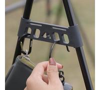 Moliuoly Égouttoir à vaisselle triangulaire de camping avec fermeture à boucle latérale