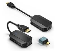 Moliuoly Émetteur et récepteur HD sans fil, portée de 50 m, streaming 1080p