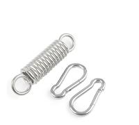 Moliuoly Fauteuil suspendu à ressort avec crochet de balançoire pour extérieur, robuste, double rotation, type B