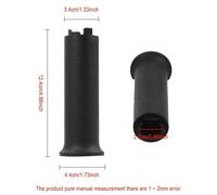 Moliuoly Housse de poignée de guidon en silicone pour Ninebot ZT3 Pro F3 F3 PRO Max G3 E-Scooter antidérapant absorbant les chocs Montage facile Prise confortable Noir