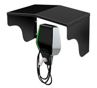 Moliuoly Housse de protection pour station de charge Wallbox, résistante aux intempéries, en acier allié, 28 x 44 x 28 cm, avec accessoires de montage, compatible avec les modèles courants