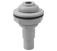 Moliuoly Kit complet de buse de retour pour piscines hors-sol avec corps fileté, joint, adaptateur, raccord de tuyau 1,25-1,5" et sortie de rotule 3/4"