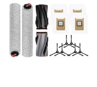 Moliuoly Kit composé d'une brosse principale, de brosses latérales, de serpillères à rouleaux, de sacs à poussière et de filtres, compatible avec Eufy E25/E28 Omniür Nettoyage en profondeur du sol
